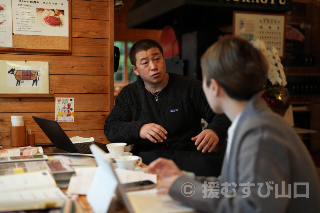 梶岡牧場・梶岡牛・プチラボベーカリー・トライアングル・援むすび山口