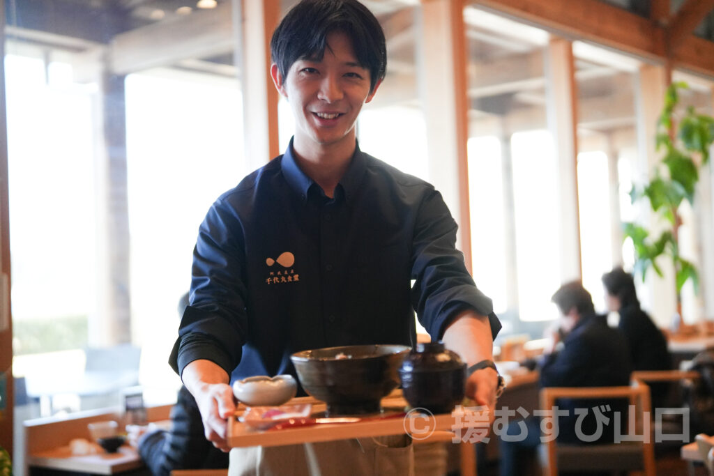 阿武町・花田憲彦・町長・無角和牛・無角和牛丼・道の駅・千代丸食堂