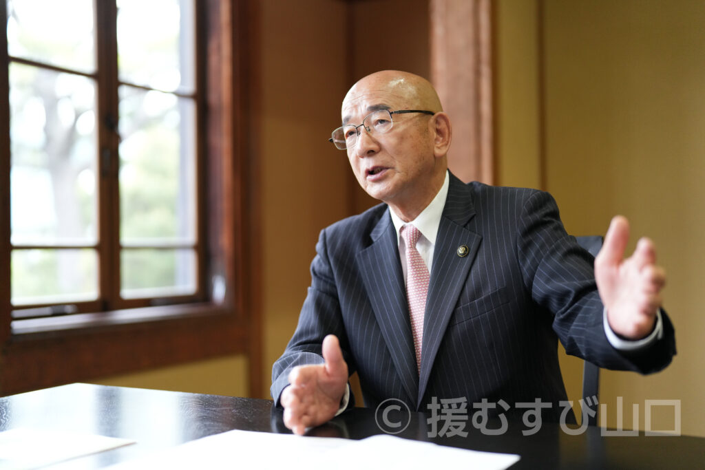 萩市・田中文夫市長