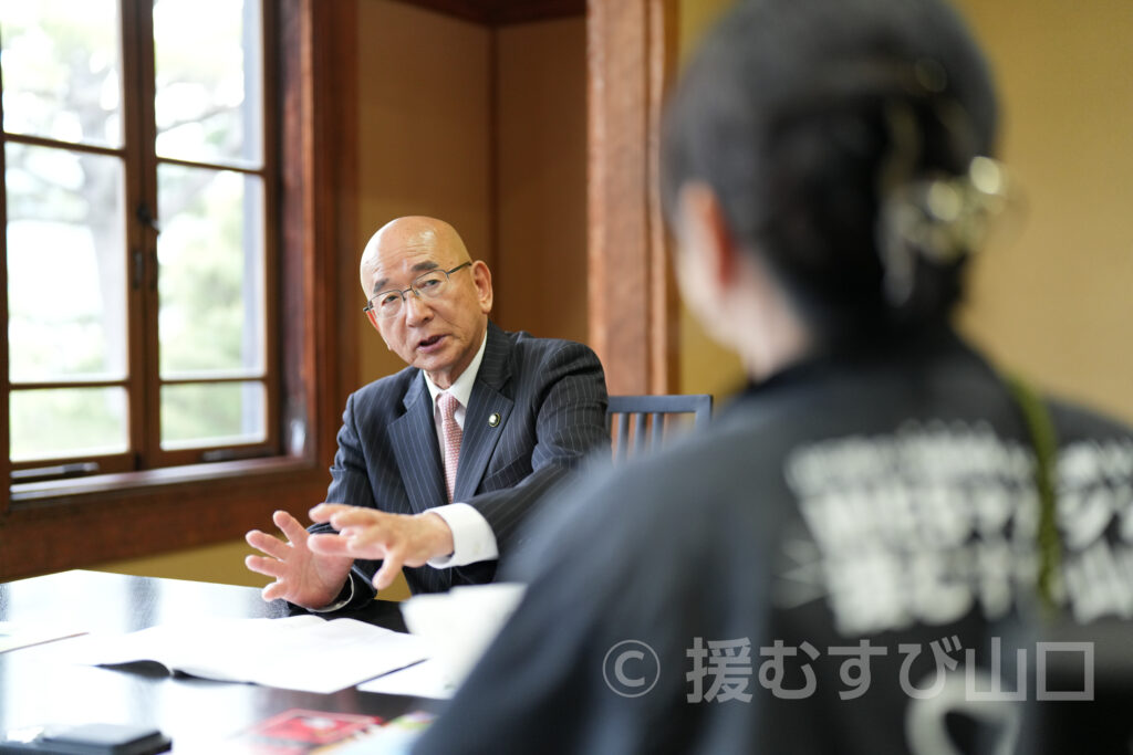 萩市・田中文夫市長