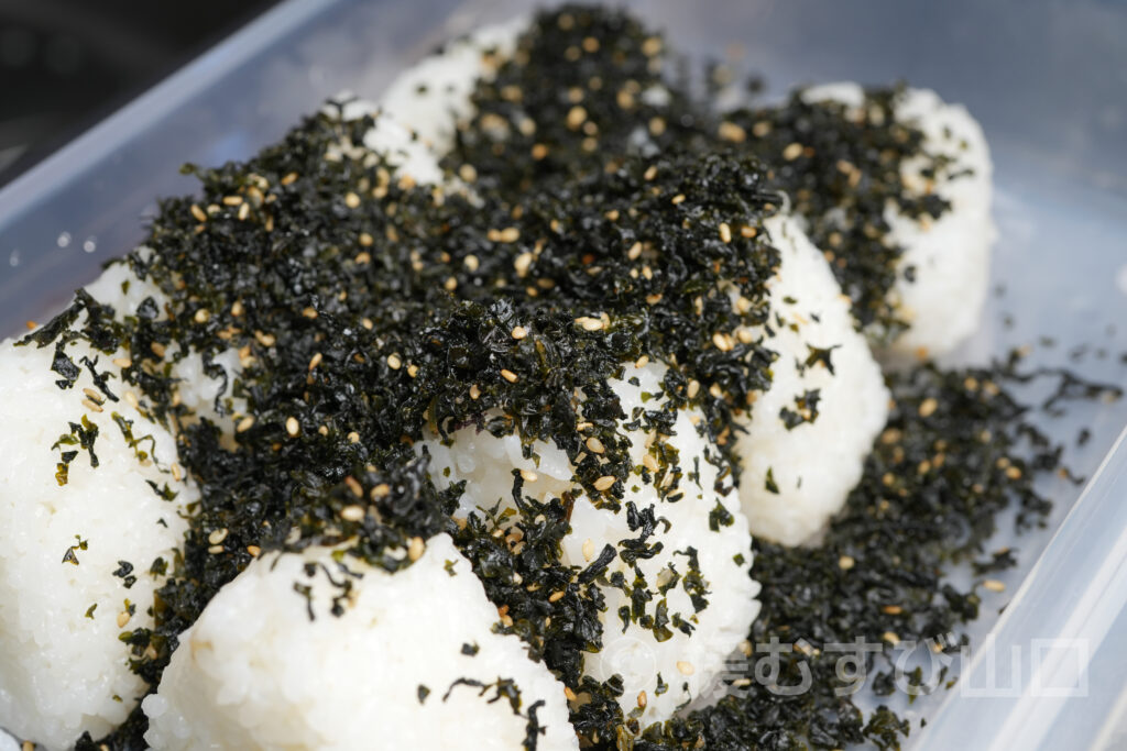 どんどん・わかめむすびの素・井上商店・しそわかめ・村田蒲鉾店