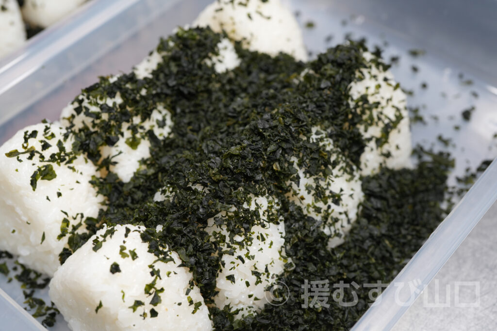 どんどん・わかめむすびの素・井上商店・しそわかめ・村田蒲鉾店