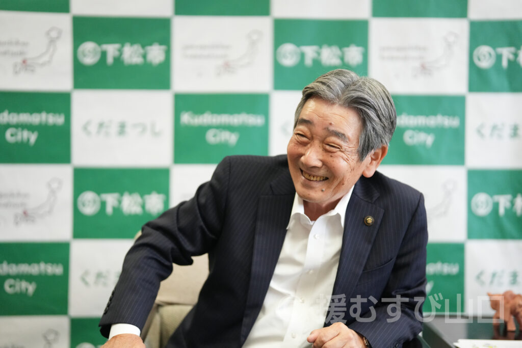 下松市・国井益雄 市長・笠戸島・牛骨ラーメン・笠戸ひらめ・天王森古墳・立方埴輪