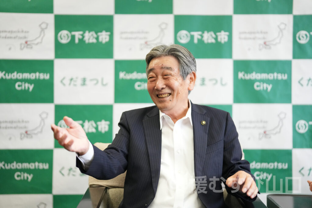 下松市・国井益雄 市長・笠戸島・牛骨ラーメン・笠戸ひらめ・天王森古墳・立方埴輪