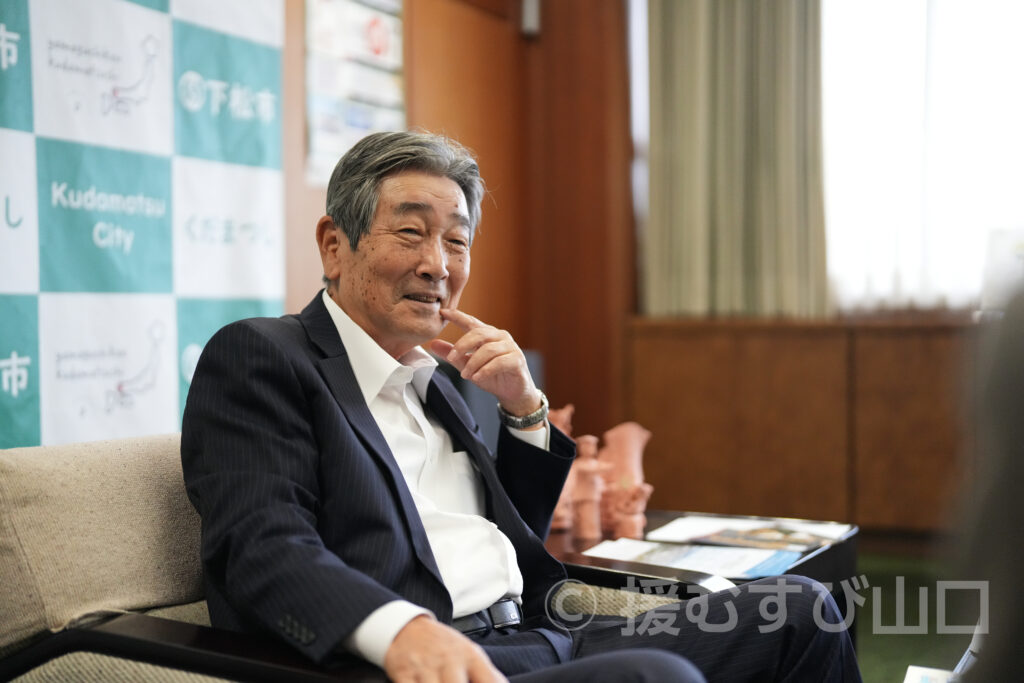 下松市・国井益雄 市長・笠戸島・牛骨ラーメン・笠戸ひらめ・天王森古墳・立方埴輪