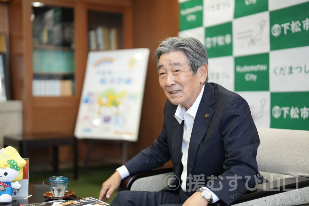 下松市・国井益雄 市長・笠戸島・牛骨ラーメン・笠戸ひらめ・天王森古墳・立方埴輪