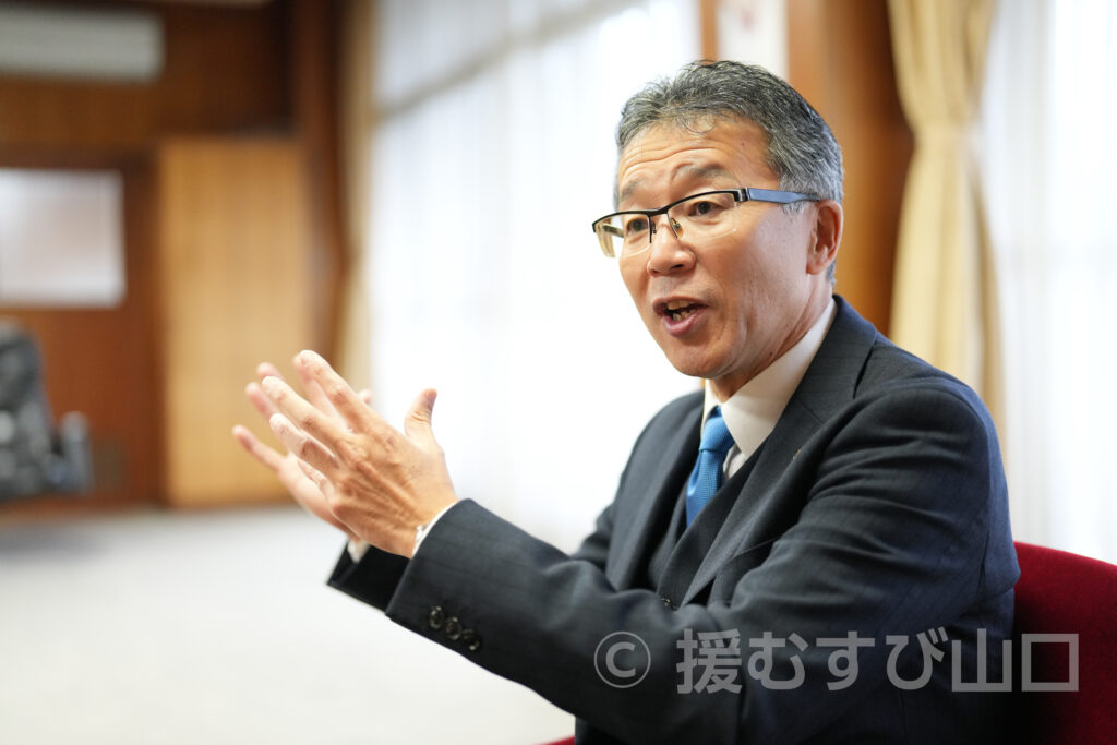 光市・芳岡統市長・カンロ飴・虹ヶ浜・里の厨