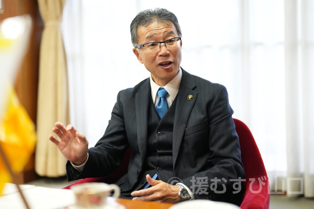 光市・芳岡統市長・カンロ飴・虹ヶ浜・里の厨