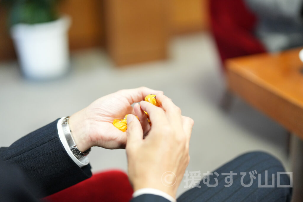 光市・芳岡統市長・カンロ飴・虹ヶ浜・里の厨