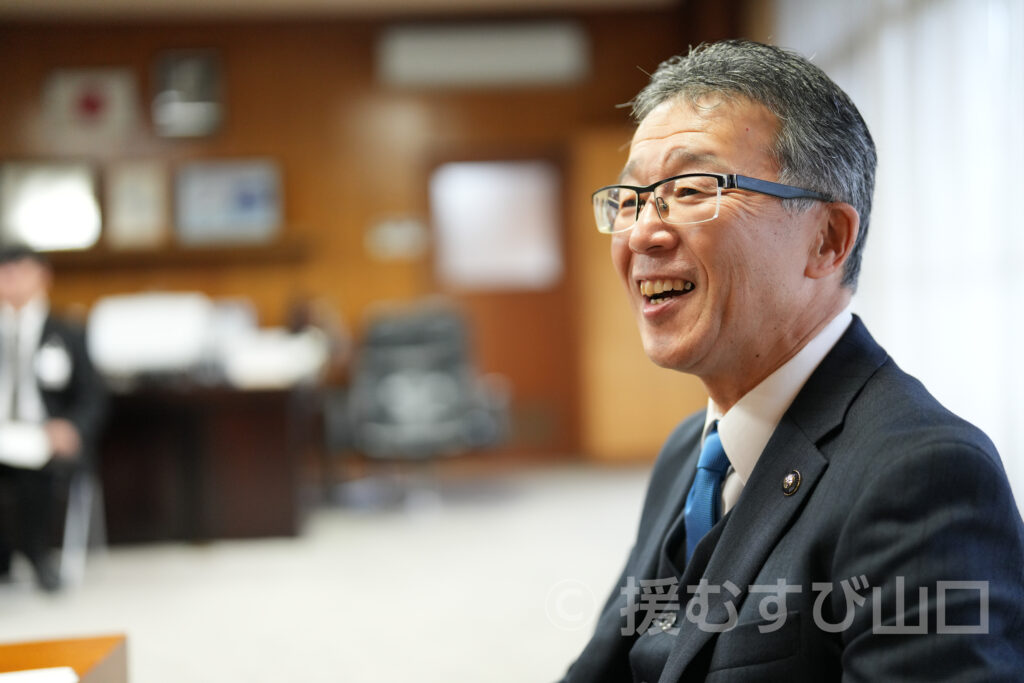 光市・芳岡統市長・カンロ飴・虹ヶ浜・里の厨