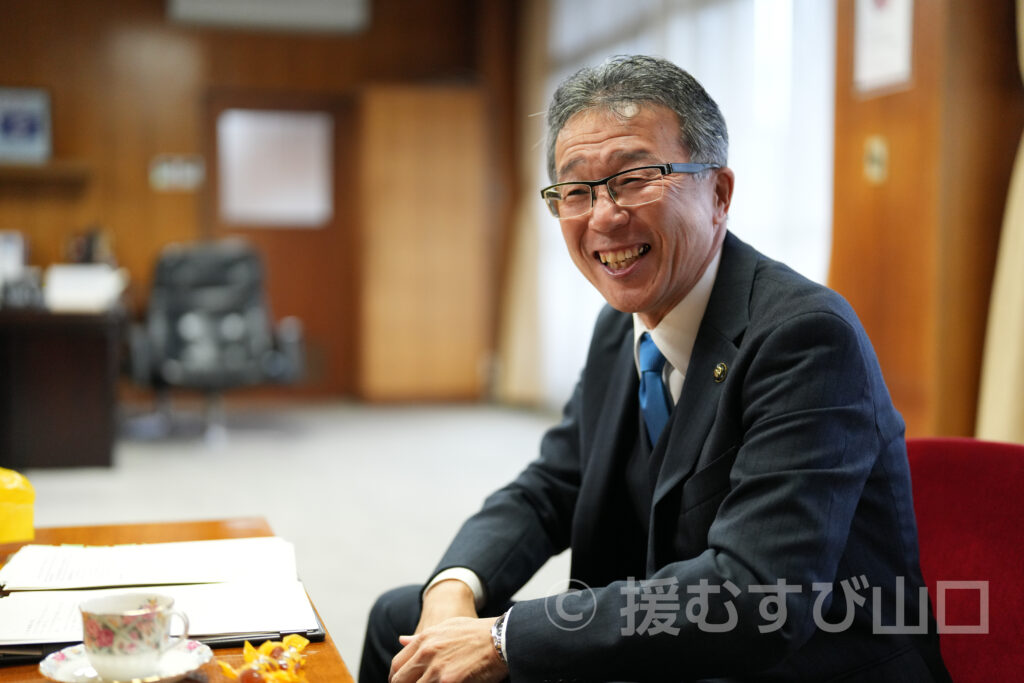 光市・芳岡統市長・カンロ飴・虹ヶ浜・里の厨