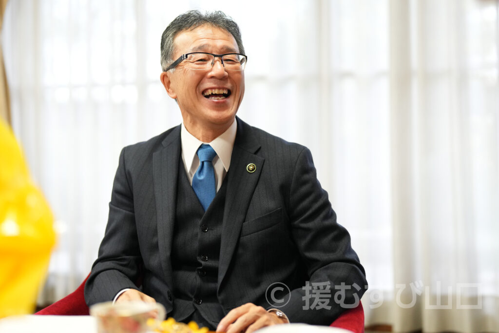 光市・芳岡統市長・カンロ飴・虹ヶ浜・里の厨