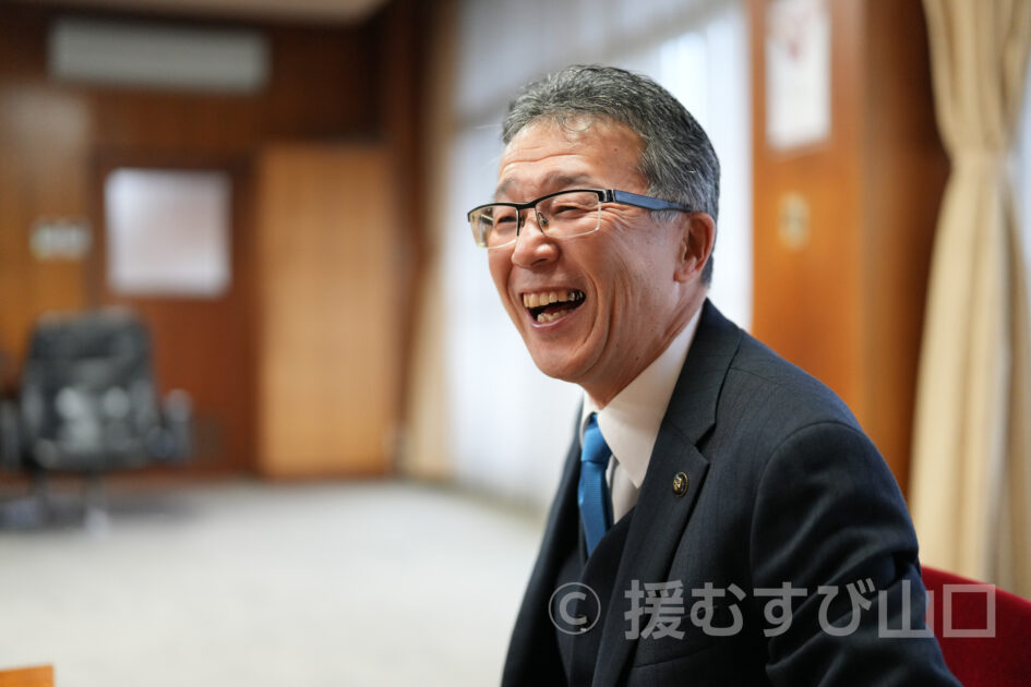 光市・芳岡統市長・カンロ飴・虹ヶ浜・里の厨