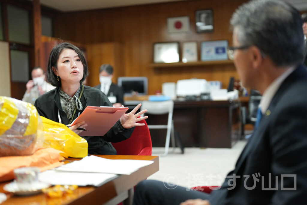 光市・芳岡統市長・カンロ飴・虹ヶ浜・里の厨