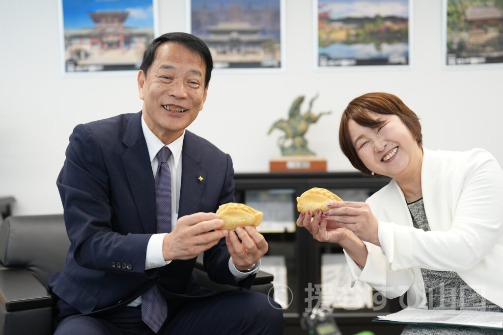 防府市・池田豊市長・新井道子アナ・防府天満宮・鈴木宮司・KEIRINパーク・防府競輪場