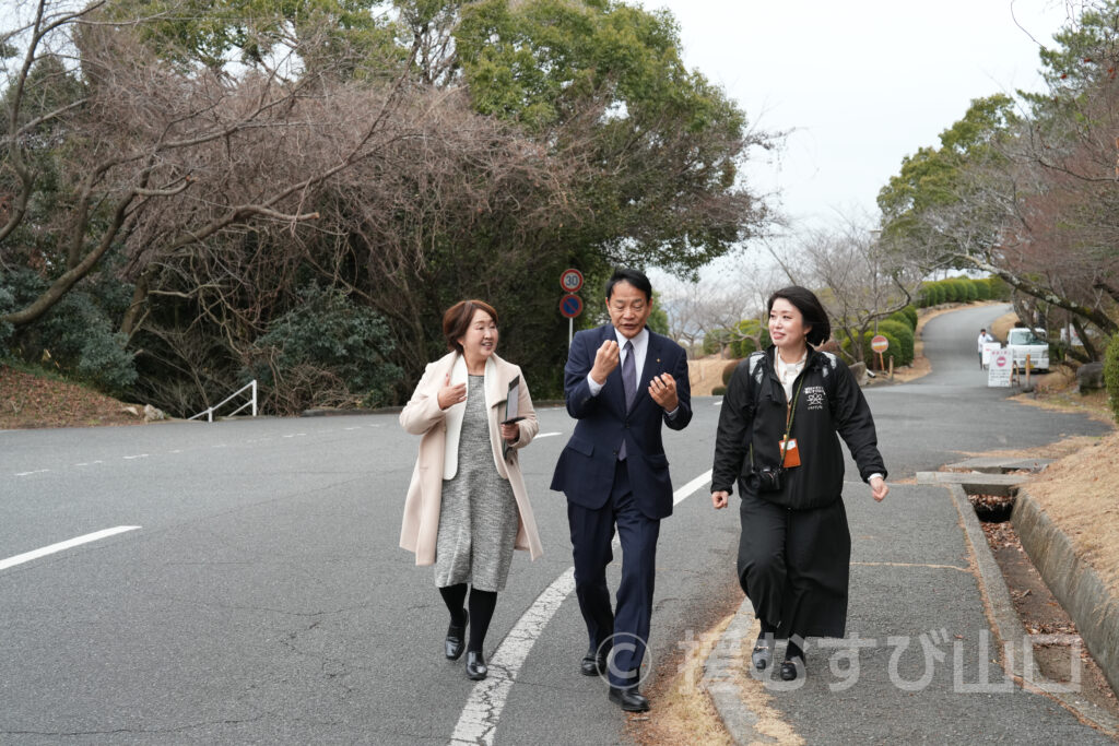 防府市・池田豊市長・新井道子アナ・防府天満宮・鈴木宮司・KEIRINパーク・防府競輪場