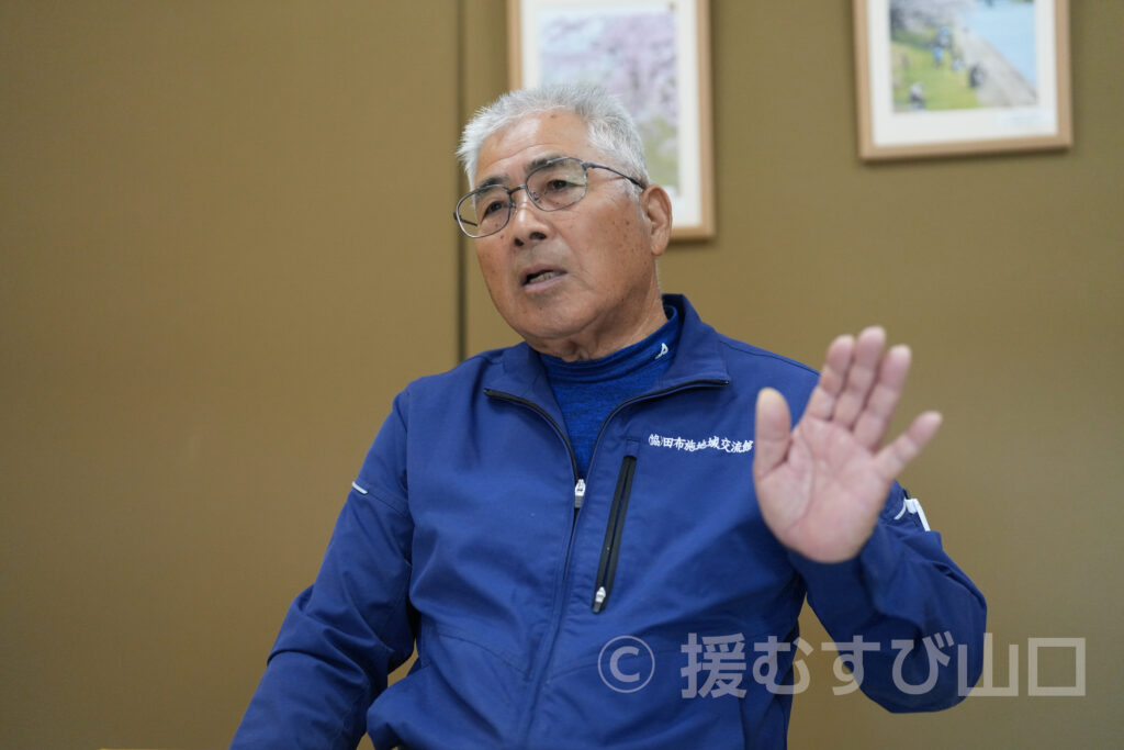 協同組合 田布施地域交流館・理事長 勝岡康英・さくらみち