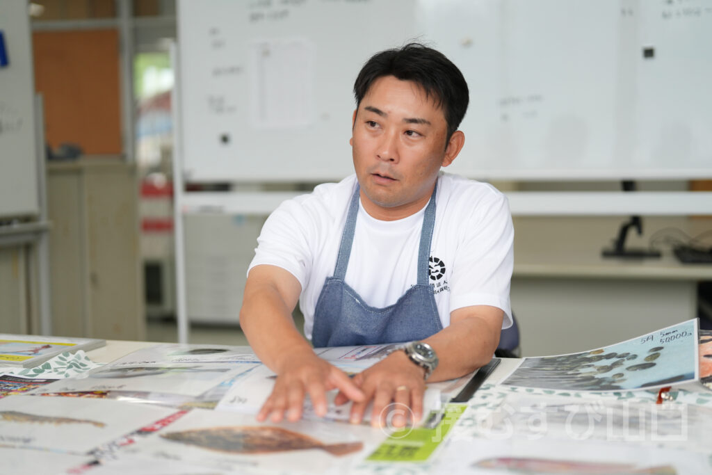 光・熊毛地区栽培漁業協会(栽培漁業センター )
谷村事務局長 インタビュー