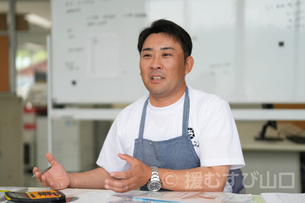 光・熊毛地区栽培漁業協会(栽培漁業センター )
谷村事務局長 インタビュー